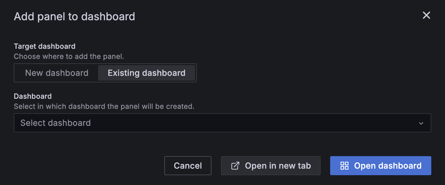 Add Dashboard