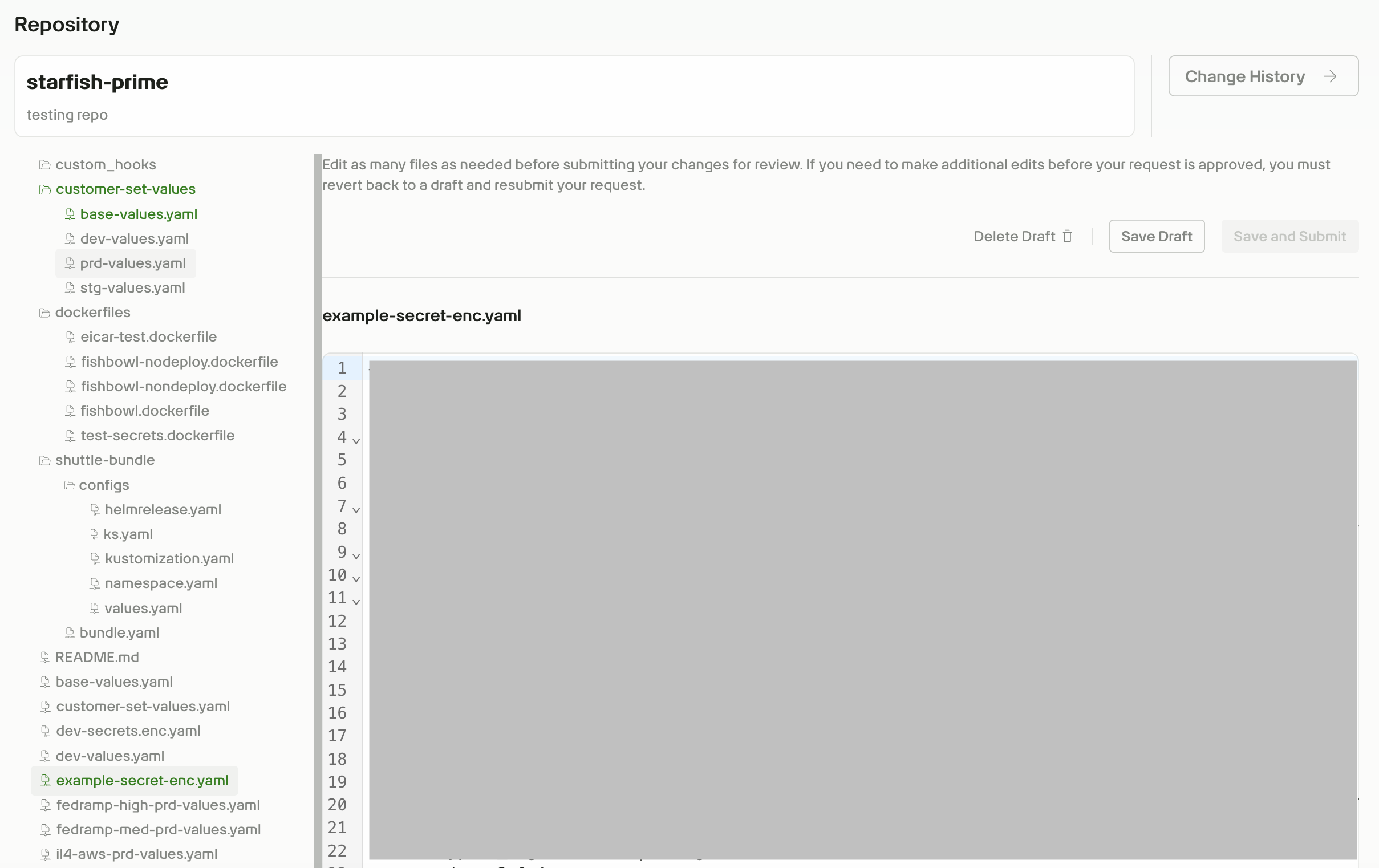 Edit Config