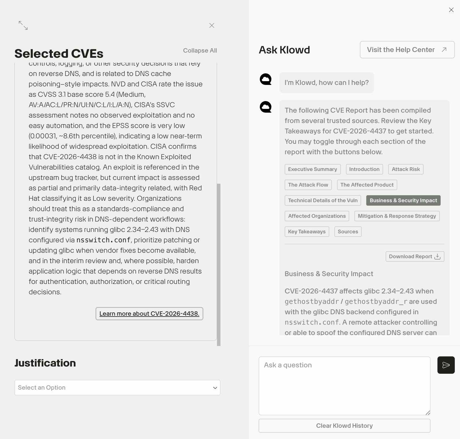 Klowd CVE Analysis