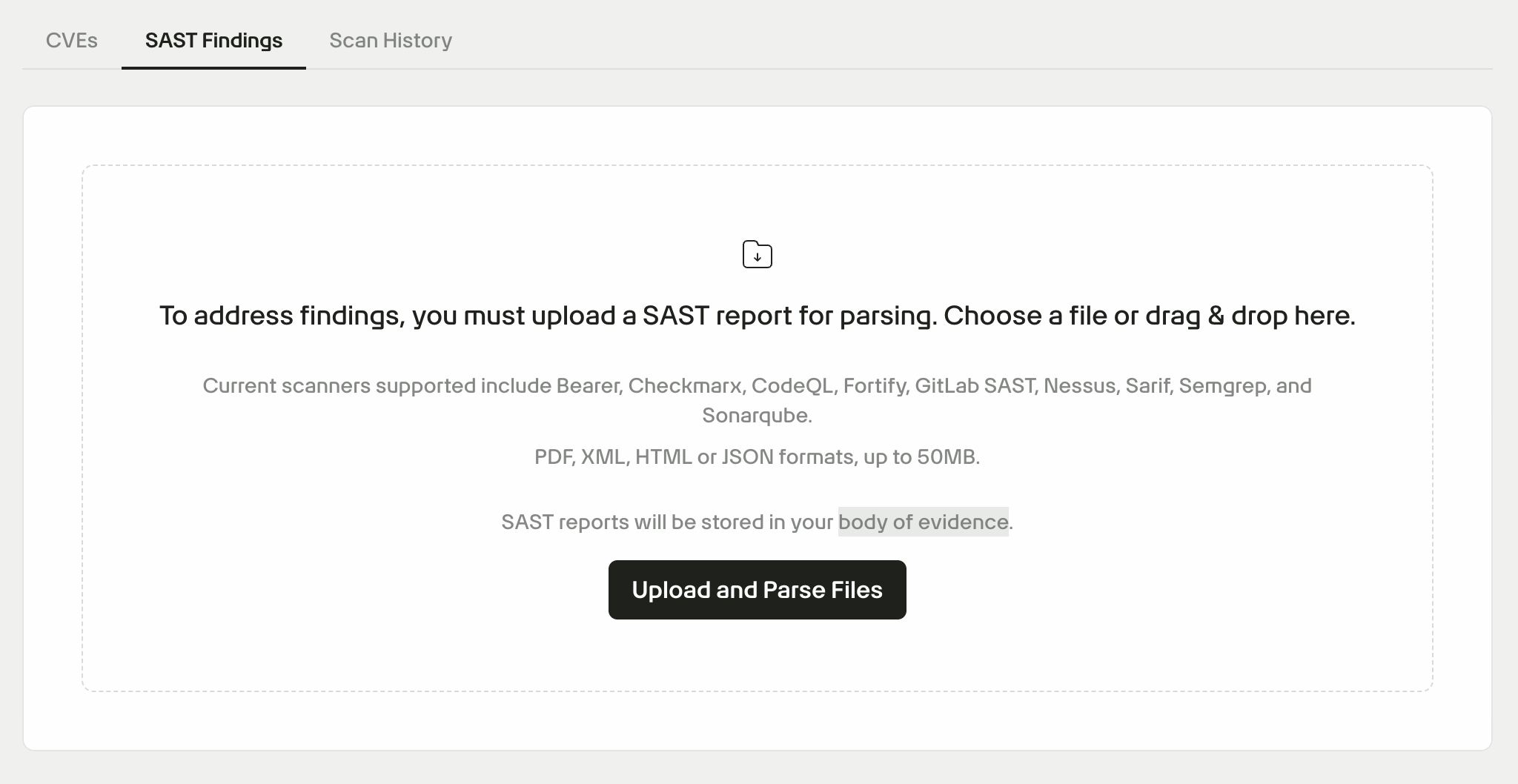 SAST Scan Parser